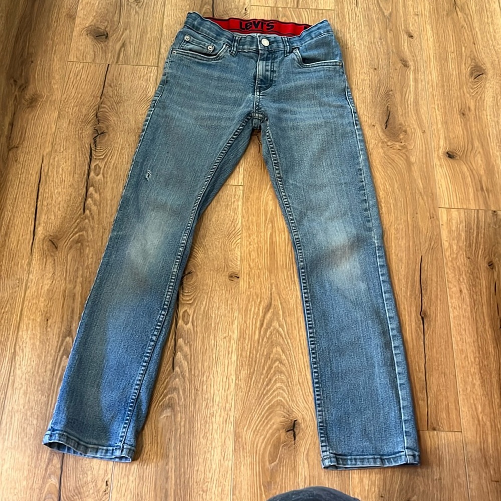 Boys Levi’s 511 blue jeans